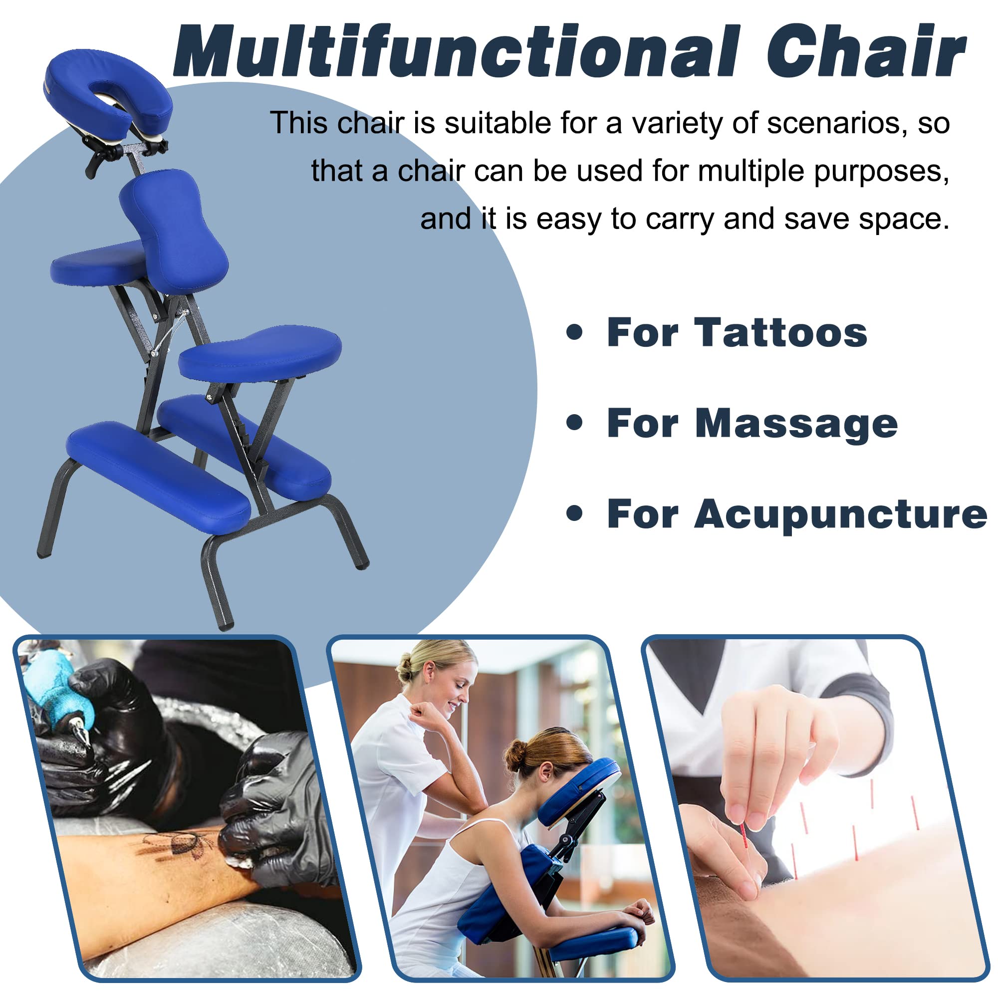 Amazon.co.jp : ポータブルマッサージチェア タトゥー&スパ用